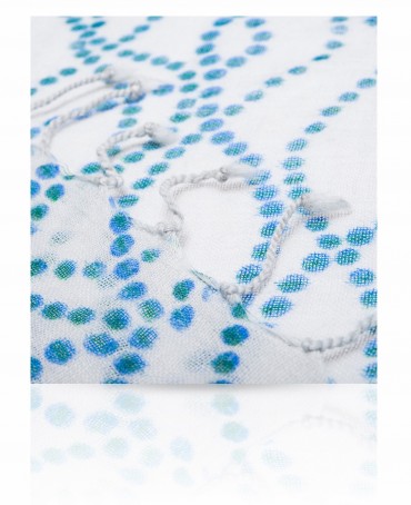 Палантин Унисекс ZW-PEARLS/BLUE